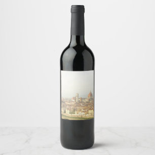 Étiquette Pour Bouteilles De Vin Florence ou Florence Italie