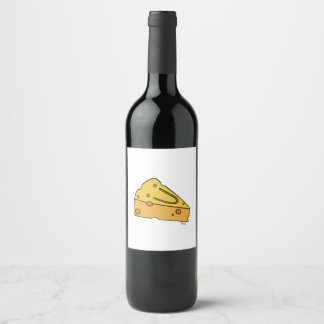 Étiquette Pour Bouteilles De Vin Fromage Mignon à Croquer