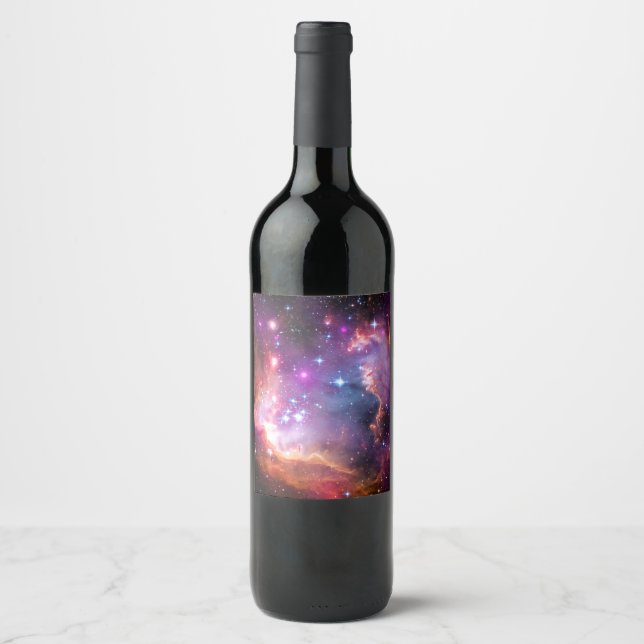 Étiquette Pour Bouteilles De Vin Galaxie Angélique Falln (Devant)