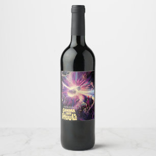 Étiquette Pour Bouteilles De Vin Gamma Ray Burst Pulsars Kilonova Collision cosmiqu