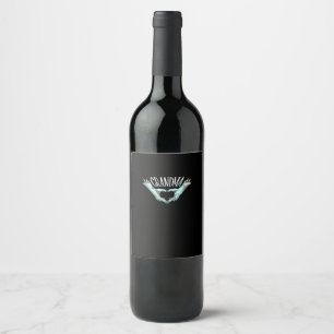 Étiquette Pour Bouteilles De Vin Grand-mère Zombie Coeur main Halloween Costume fam