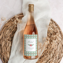 Green Retro Mariage de vacances