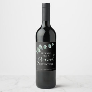 Étiquette Pour Bouteilles De Vin Grossesse Faire-part grand-parents Vin Étiquette