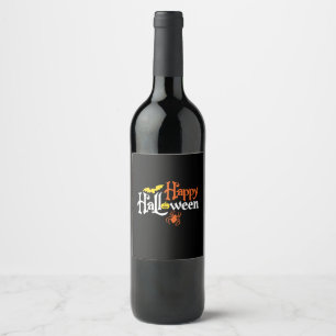 Étiquette Pour Bouteilles De Vin Halloween
