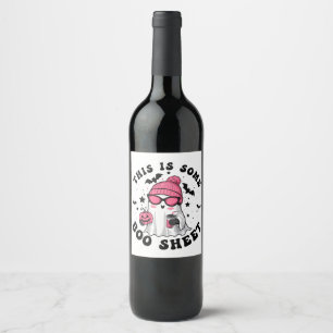 Étiquette Pour Bouteilles De Vin Halloween éffrayant "C'est un livre"