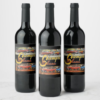 Étiquette Pour Bouteilles De Vin Havana Cuba - Siempre Habana