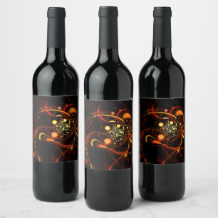 Étiquette Pour Bouteilles De Vin Heartbeat