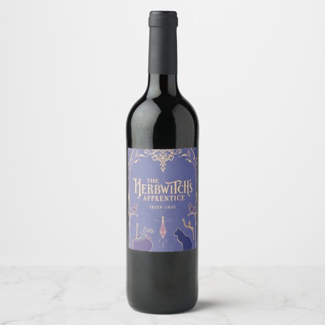 Étiquette Pour Bouteilles De Vin HERBWITCH (vin - WITCH) (Devant)