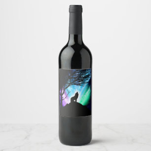 Étiquette Pour Bouteilles De Vin Heure de minuit
