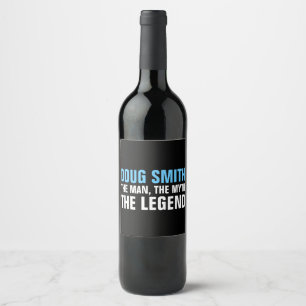 Étiquette Pour Bouteilles De Vin Hommes 30ème/quarantième/cinquantième/soixanti