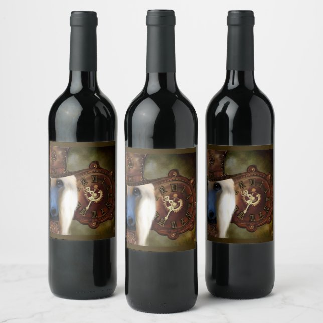 Étiquette Pour Bouteilles De Vin Hound afghan (Bouteilles)