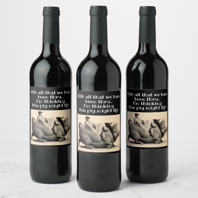Étiquettes Humoristiques Pour Bouteille De Vin De Noël - Lot De 5 Autocollants Fantaisie Pour Cadeaux - 6