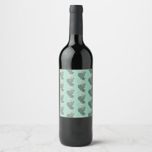 Étiquette Pour Bouteilles De Vin Il a dit... Je suis de retour ! Citation drôle de