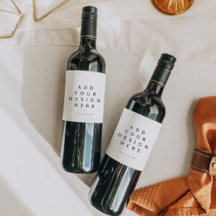 Étiquette Pour Bouteilles De Vin Impression d'étiquette