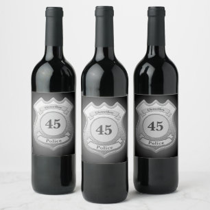 Étiquette Pour Bouteilles De Vin Insigne personnalisé