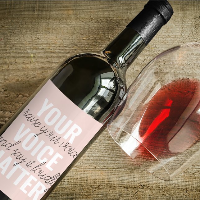 Étiquette Pour Bouteilles De Vin Inspirer votre vocabulaire Motivation Citation (Créateur téléchargé)