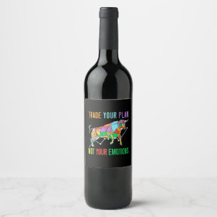 Étiquette Pour Bouteilles De Vin Investisseurs Échange Votre Plan