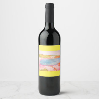 Étiquette Pour Bouteilles De Vin Island Beach
