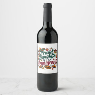 Étiquette Pour Bouteilles De Vin Je soutiens les droits de la femme et les mauvaise