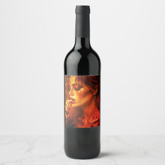 Étiquette Pour Bouteilles De Vin "J'en ai fini" Étiquette de bouteilles à vin