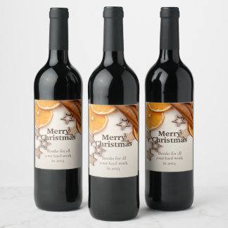 Étiquette Pour Bouteilles De Vin Jeu de Étiquette cadeau de bouteille de vin de Noë
