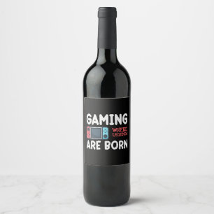 Étiquette Pour Bouteilles De Vin jeu où les légendes naissent