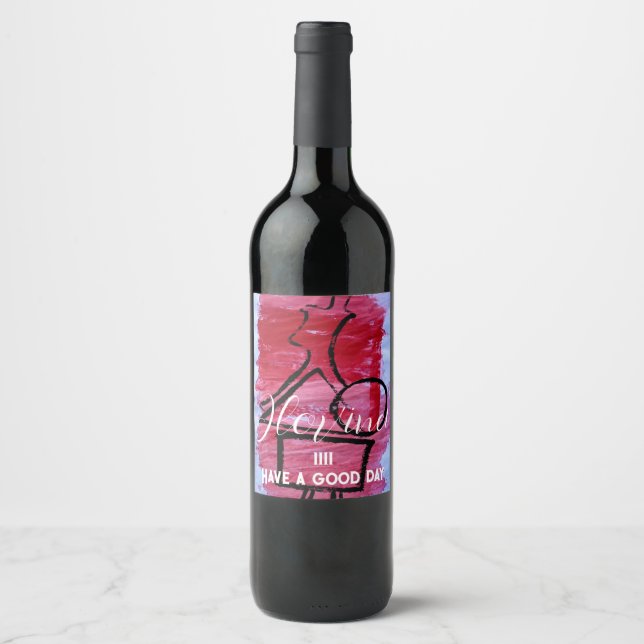 Étiquette Pour Bouteilles De Vin Jlovinci (Devant)
