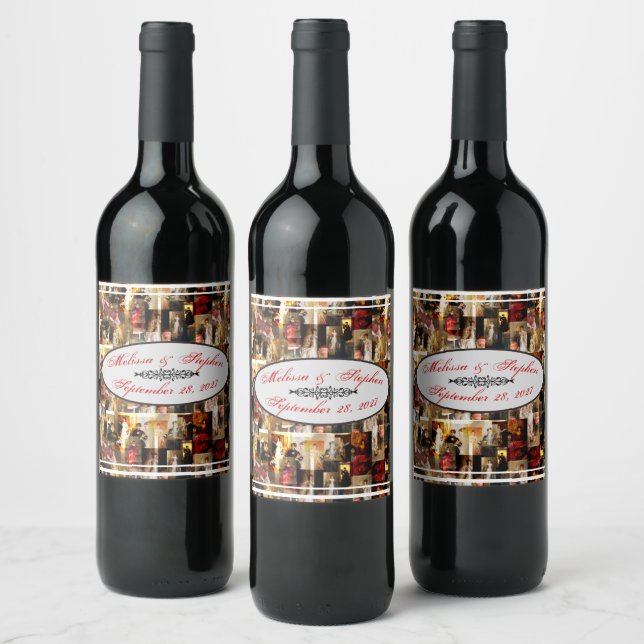 Étiquette Pour Bouteilles De Vin .John Singer Sargent Elegant Lady Portrait Collage (Bouteilles)