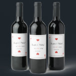 Étiquette Pour Bouteilles De Vin Jouer Carte Las Vegas Mariage Affiche de bienvenue<br><div class="desc">Ajoutez une touche de magie Vegas à votre fête mariage avec nos étiquettes de vin personnalisés conçus comme des cartes à jouer classiques! Ces étiquettes uniques sont le moyen parfait de mettre en valeur votre personnalité et d'ajouter une touche ludique inspirée du casino à votre journée spéciale. Entièrement personnalisables avec...</div>