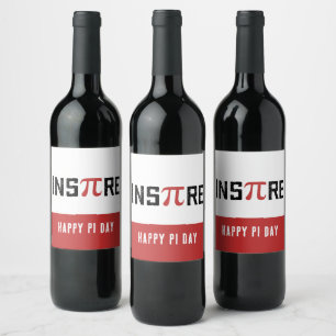 Étiquette Pour Bouteilles De Vin Jour InsPire personnalisé   Joyeux cadeau de jour 
