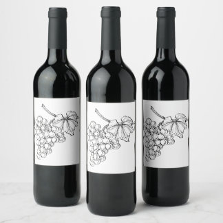 ÉTIQUETTE POUR BOUTEILLES DE VIN JOURNÉE DE FÊTE POUR LE VIN