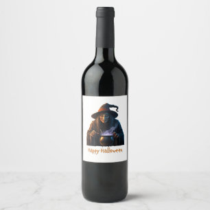 Étiquette Pour Bouteilles De Vin Joyeux Halloween