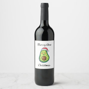 Étiquette Pour Bouteilles De Vin Joyeux Noël Avo