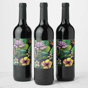 Étiquette Pour Bouteilles De Vin Jungle