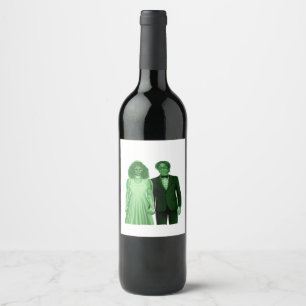 Étiquette Pour Bouteilles De Vin Jusqu'à la mort faisons-nous partie de la concepti