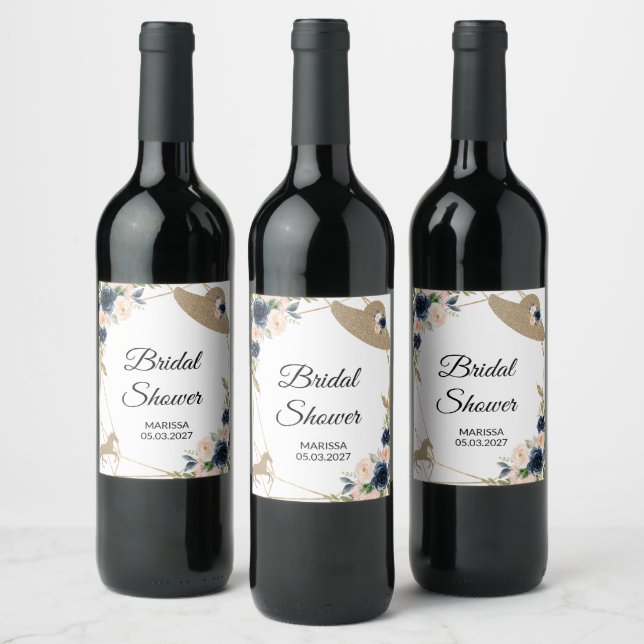 Étiquette Pour Bouteilles De Vin Kentucky Derby Wedding  Personalized Label (Bouteilles)