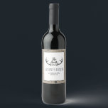 Étiquette Pour Bouteilles De Vin "La chasse est terminée" Rustic Antler Barwood Mar<br><div class="desc">La chasse est sur le cerf Antler Typographie Mariage Deer Buck Personnalisé Rustic Mariage Wine Bottle Étiquettes (Ensemble de 6) Scratch résistant et imperméable Répétition Dîner Fiançailles Newlyweds Groom Cadeau Personnalisé. Tout le texte est personnalisable. Pour modifier le texte, utilisez l'option personnaliser. Pour des modifications plus étendues du texte telles...</div>