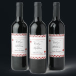 Étiquette Pour Bouteilles De Vin La collection de Mariages de cartes de jeu Monogra<br><div class="desc">Célébrez dans le style avec ces étiquettes de bouteille de vin mariage chic et très tendance. Ce design est facile à personnaliser avec votre libellé d'événement spécial et vos invités seront ravis quand ils verront ces étiquettes fabuleux.</div>