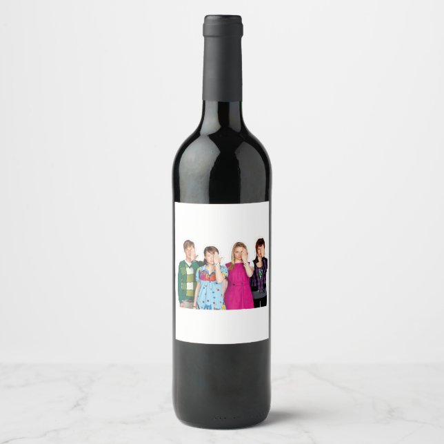 Étiquette Pour Bouteilles De Vin La maison anubis  (Devant)