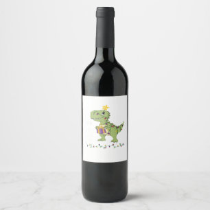 Étiquette Pour Bouteilles De Vin Laissons-nous tomber la classique de Noël