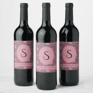 Étiquette Pour Bouteilles De Vin Lampions en papier japonais pour la fête des mères