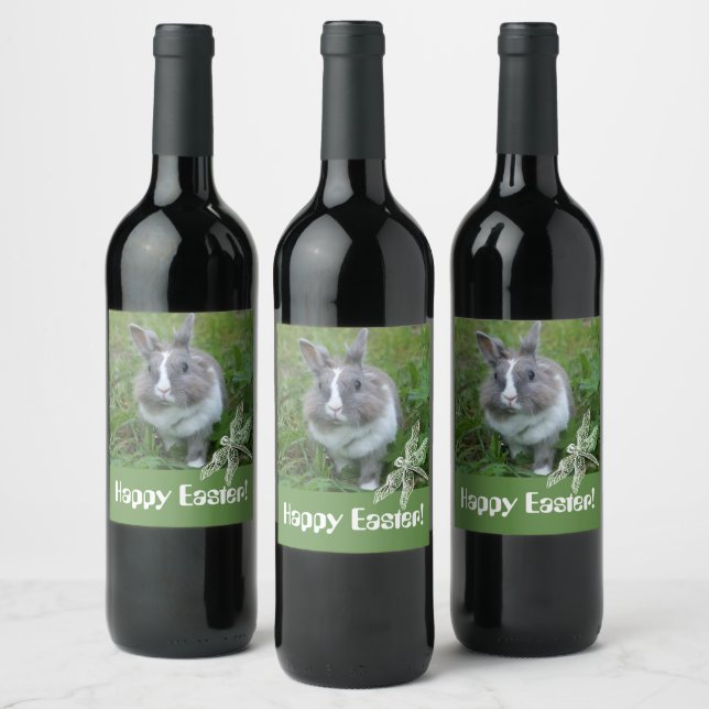 Étiquette Pour Bouteilles De Vin Lapin lapin (Bouteilles)