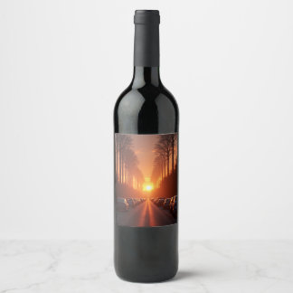 Étiquette Pour Bouteilles De Vin L'art dans le vin Étiquette