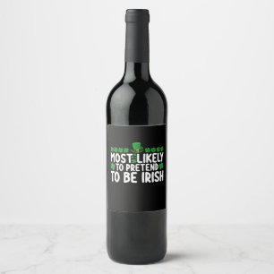 Étiquette Pour Bouteilles De Vin Les Plus Susceptibles De Prétendre Être Du Jour de