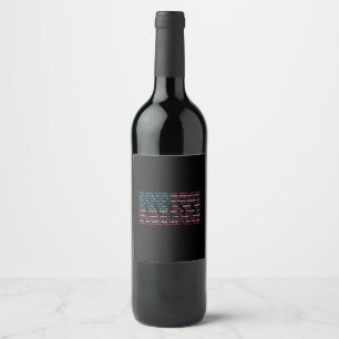 Étiquette Pour Bouteilles De Vin Liste 46 présidents américains des États-Unis s'am