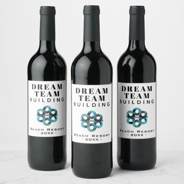 Étiquette Pour Bouteilles De Vin Logo de la société de renforcement d'équipe Dream  (Bouteilles)