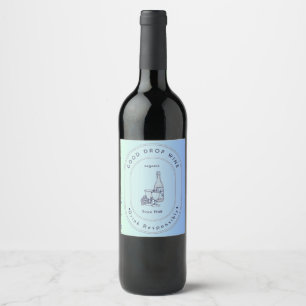 Étiquette Pour Bouteilles De Vin Logo de vin