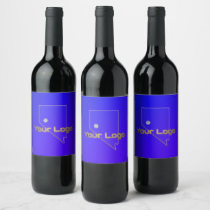 Étiquette Pour Bouteilles De Vin Logo Reno Nevada