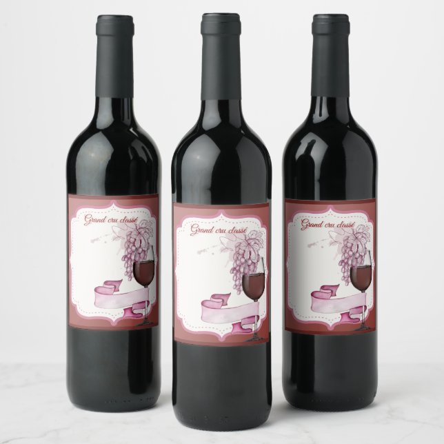 Étiquette Pour Bouteilles De Vin Lot d'étiquettes  (Bouteilles)