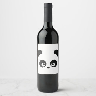 Étiquette Pour Bouteilles De Vin Love Panda®